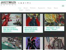 Tablet Screenshot of jarettwalen.com